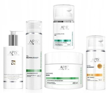 APIS ZABIEG KWAS MIX KWASÓW 40% FITOWY TONIK NEUTRALIZATOR MASKA SPF 30