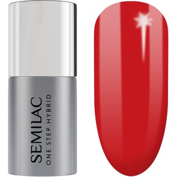 SEMILAC Lakier hybrydowy 550 Pure Red 7 ml