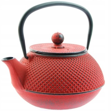 ЧУГУННЫЙ ЧАЙНИК ОБЪЕМОМ 0,8 Л С ЧАЙНИЦКОЙ + ПОДОГРЕВАТЕЛЬ НА 4 ЧАШКИ