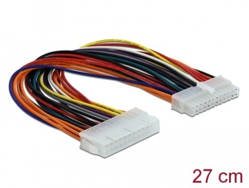 Kabel DELOCK ATX 24F/24M 30cm