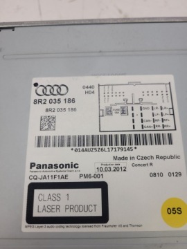 РАДИО CD-ЧЕЙНДЖЕР AUDI A4 B8 A5 Q5 8R2035186