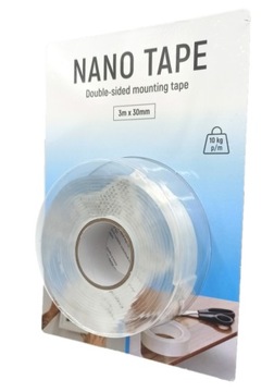 MOCNA TAŚMA NANO WODOODPORNA DWUSTRONNA 3M