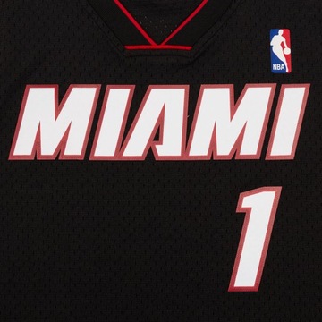 Футболка Mitchell & Ness HEAT 2012 CHRIS BOSH ЧЕРНАЯ - XL
