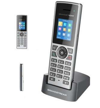 Bezprzewodowy telefon stacjonarny DECT IP dźwięk Full HD Grandstream DP722