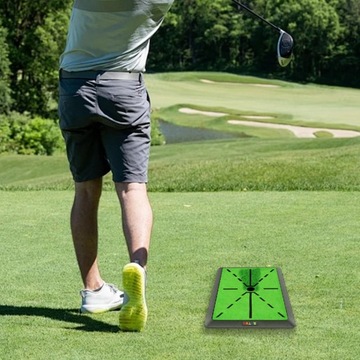 Тренировочный коврик для гольфа, тренировочная площадка для качелей для гольфа, прочные подушечки для дорожки качения, гольф
