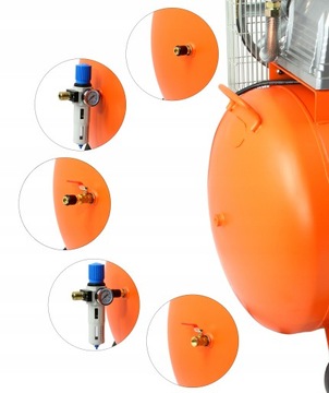 Масляный компрессор 270L BJC компрессор / поршень 2 x 90 / 400V / UDT / 200L 300L