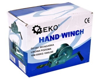 ВЕРЕВОЧНАЯ ЛЕБЕДКА 1800LBS 850KG приличная