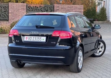 Audi A3 8P Hatchback 3d 1.4 TFSI 125KM 2010 Audi A3 Sportback 1.4B 125Ps Ledy Bixenon Klimatyzacja BEZWYPADKOWA 1 Wlas, zdjęcie 2