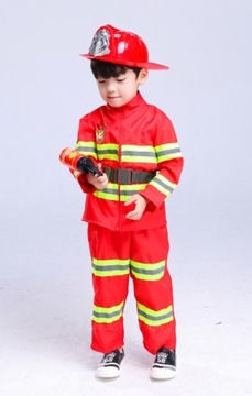 НАРЯД КОСТЮМ ПОЖАРНЫЙ УНИФОРМА ШЛЕМ ОГНЕТУШИТЕЛЬ КОМПАС ДОРОЖКА 104/110