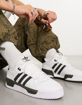 ADIDAS ORIGINALS RIVALRY LOW WHITE BLACK
