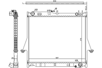 616 309 CHLADIČ ISUZU D-MAX 02-