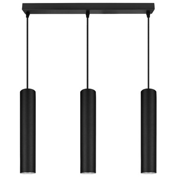 Lampa Wisząca Żyrandol Plafon Tuby Metal LED GU10