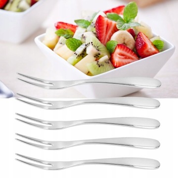 Вилка для фруктов из нержавеющей стали, 5 шт., Wi-Fi