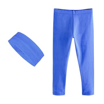 ZESTAW LEGGINSY + OPASKA NA GŁOWĘ BAWEŁNA 92
