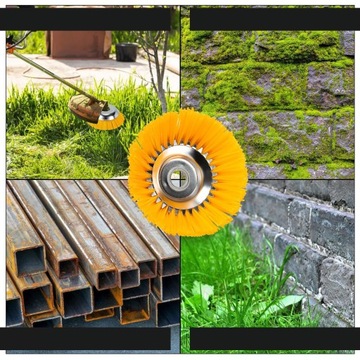 НЕЙЛОНОВАЯ НАСАДКА ДЛЯ ОБРЕЗКИ ТРАВЫ УНИВЕРСАЛЬНАЯ НАСАДКА ДЛЯ СТРОИТЕЛЬКИ 200 ММ