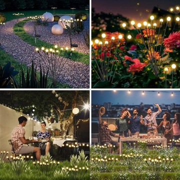 4x УКРАШЕНИЕ САДОВОЙ ЛАМПЫ С СОЛНЕЧНОЙ СВЕТЛЯЧКОЙ УДАЛЕНО 10 СВЕТОДИОДНЫХ ШАРОВ