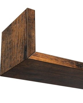 НАБОР ПОДВЕСНЫХ ПОЛОК ИЗ 3 ПРЕДМЕТОВ 40 x 10 см КОРИЧНЕВЫЙ РУСТИК
