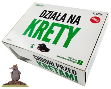 10szt SKUTECZNY ODSTRASZACZ NA KRETY KUNAGONE