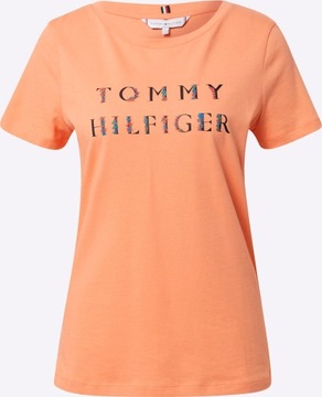 TOMMY HILFIGER Crew Neck Logo T-Shirt damski XS