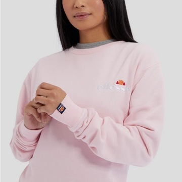 bluza damska bez kaptura bawełniana Ellesse TRIOME blady różowy r. M 38