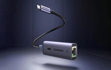 АДАПТЕР ВНЕШНЕЙ СЕТЕВОЙ КАРТЫ UGREEN USB-C К RJ45 LAN ETHERNET 2,5 ГБ/С