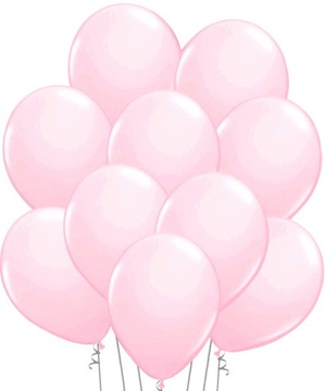 BALONY PASTELOWE RÓŻOWE 30CM URODZINY WESELE ROCZEK-10 SZTUK-SB-7499