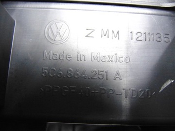 LOKETNÍ OPĚRKA CENTRÁLNÍ 5C6864571 VW JETTA 5C 10-15R