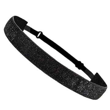 E8BF Adjustable No Slip Glitter Hair Bands Girl Sports Head Bands, Soccer