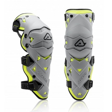OCHRANIACZE KOLAN NAKOLANNIKI MOTOCYKLOWE ACERBIS EVO 3.0 SZARO ŻÓŁTE FLUO