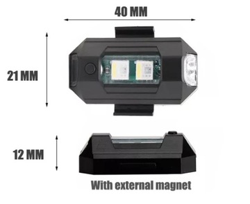 Светодиодные стробоскопы RGB белого, синего, красного цвета..