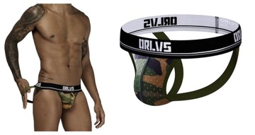 Stringi męskie, odkryte slipy typu jockstrap MORO siatka S/M