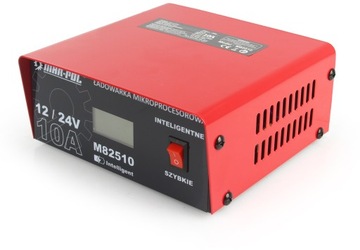PROSTOWNIK 12 / 24V MIKROPROCESOROWY ŁADOWARKA DO AKUMULATORA 10A AGM EFB