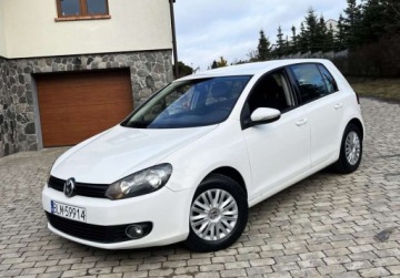 Volkswagen Golf VI Hatchback 5d 2.0 TDI 110KM 2009 Volkswagen Golf 2.0 TDI oryginalny lakier, ZERO KOROZJI nowy rozrzad