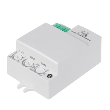 Mikrofalowy czujnik ruchu zmierzchu LED 360 stopni max 1200W Maclean MCE316