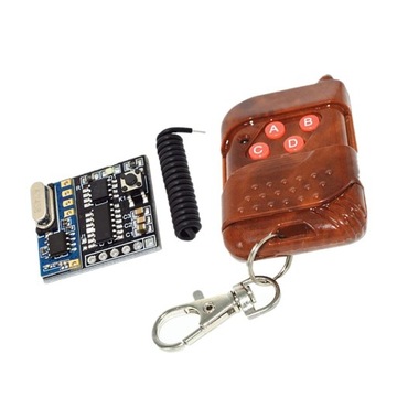 4 CH DC 5 V RF Bezprzewodowy pilot zdalnego sterowania Odbiornik +