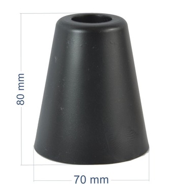ОТТОЧНИК ДЛЯ ДВЕРЕЙ И ВОРОТ ПРОЧНАЯ 80 ММ ЧЕРНАЯ РЕЗИНА