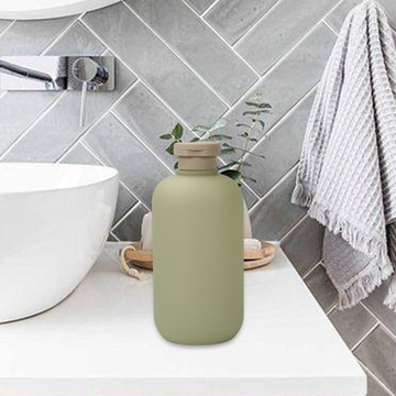 Pojemniki do przechowywania kosmetyków do makijażu, puste, zielone, 500 ml