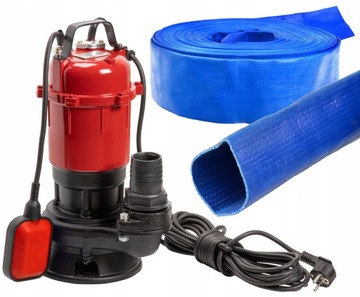 НАСОС ДЛЯ ЧИСТОЙ ВОДЫ ДЛЯ Грязного септика С ДИММЕРАМИ, ПОГРУЖНОЙ, ПОПЛАВКОВЫЙ, ШЛАНГ, 50М