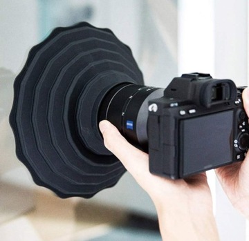 Антибликовая силиконовая крышка объектива для зеркальных фотокамер Canon Nikon 73–88 мм