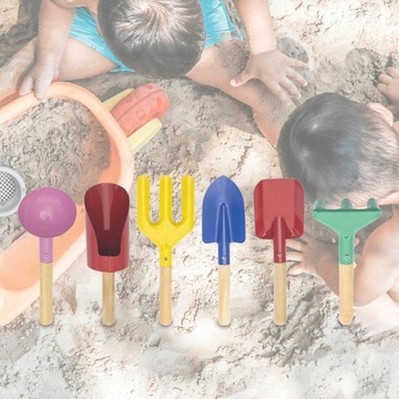 Набор детских садовых инструментов из 6 шт.