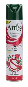 ATTIS odświeżacz powietrza 300ml ROSE FLOWER ANTI-TOBACCO GOLD DROP