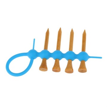 Синие резиновые подставки для мини-гольфа