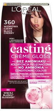 LOREAL CASTING CREME GLOSS 360 WIŚNIOWA CZERŃ
