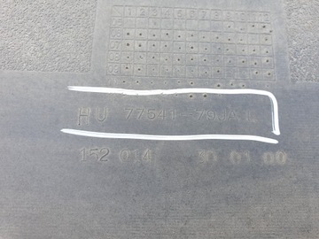 LIŠTA DVEŘE FIAT SEDICI 2006- 77541-79JA L LEVÝ ZADNÍ