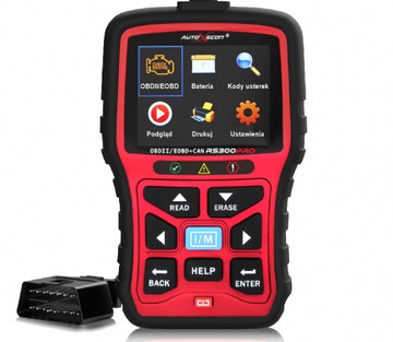 ДИАГНОСТИЧЕСКИЙ ТЕСТЕР АВТОМОБИЛЯ И АККУМУЛЯТОРА OBD2 AUTOXSCAN RS300 PRO EDGE