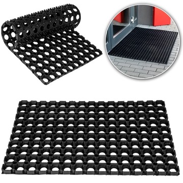 КОВРИК ПРИДВЕРНЫЙ, АЖУРНЫЙ КОВрик, РЕЗИНОВЫЙ НАРУЖНЫЙ, ТОЛЩИЙ, 22ММ, 50Х100СМ