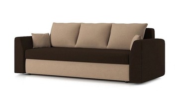 KANAPA SOFA Z FUNKCJĄ SPANIA i PODŁOKIETNIKAMI
