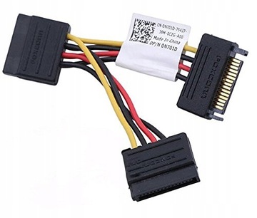 Rozdzielacz adapter zasilanie 1x SATA na 2x SATA