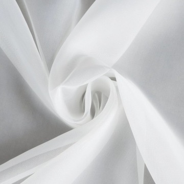 ГОТОВАЯ ШТОРА ИЗ ВУАЛИ НА ЛЕНТЕ ШТОРА ДЛЯ БАЛКОНА, ВУАЛЬ, БЕЛАЯ