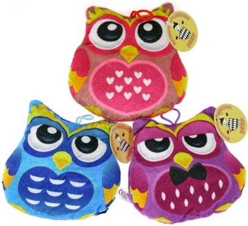 Maskotka Sowa 3 kolory - 12cm